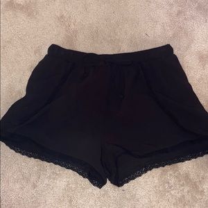 Black comfy shorts